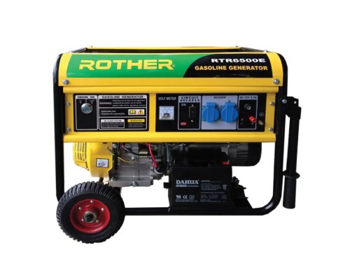 Бензиновый генератор ROTHER RTR6500E максимальная мощность 5.5 кВт