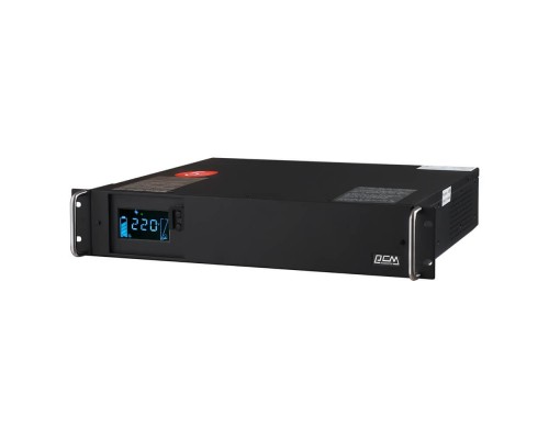 Джерело безперебійного живлення Powercom KIN-1200AP RM LCD 1200ВА / 720Вт лінійно-інтерактивне