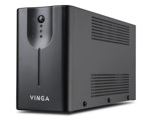 Источник бесперебойного питания Vinga VPE-600MU 600ВА / 360 Вт с LED-индикацией с USB в металлическом корпусе