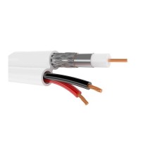 Абонентський коаксіальний кабель FinMark F5967BVcu (білий, 305 м)