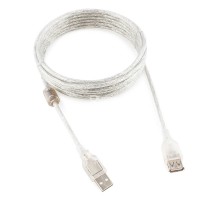 Удлинитель USB 2.0 AM/AF Cablexpert (CCF-USB2-AMAF-TR-15) 4.5 метра с ферритовым кольцом