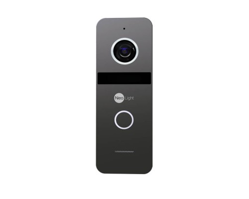 Комплект відеодомофона Neolight KAPPA+ HD / Solo FHD Graphite: відеодомофон 7" з детектором руху і 2 Мп відеопанель