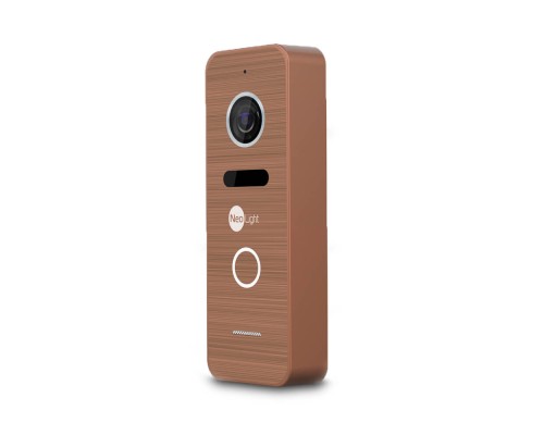 Комплект видеодомофона NeoKIT HD+ Bronze: видеодомофон 7" с детектором движения и 2 Мп видеопанель