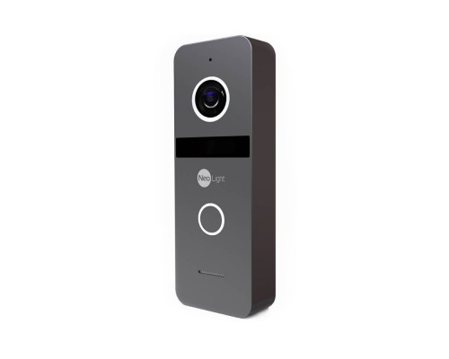 Комплект видеодомофона NeoKIT HD+ Graphite: видеодомофон 7" с детектором движения и 2 Мп видеопанель