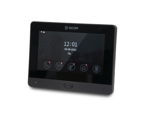 Wi-Fi видеодомофон 7" BCOM BD-760FHD/T Black с поддержкой Tuya Smart