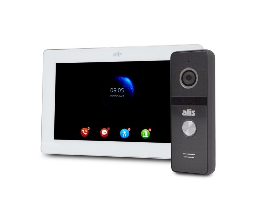 Комплект видеодомофона ATIS AD-770FHD White + AT-400FHD Black