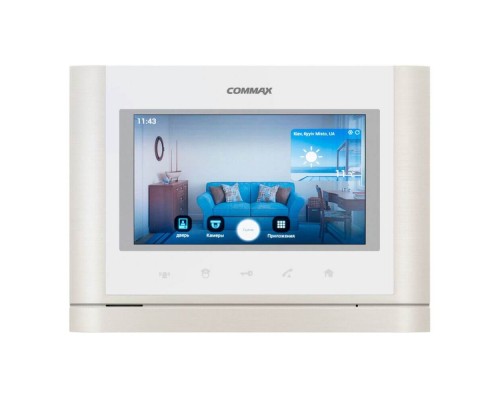 Wi-Fi видеодомофон 7" Commax CMV-70MX с переадресацией вызова в приложение на смартфон