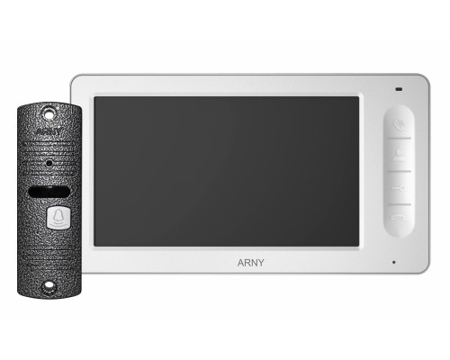 Комплект видеодомофона ARNY AVD-7006 Белый Серый