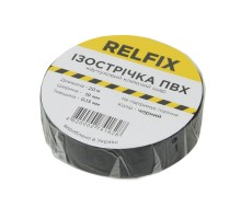 Изолента Relfix 19 мм х 20 м черная