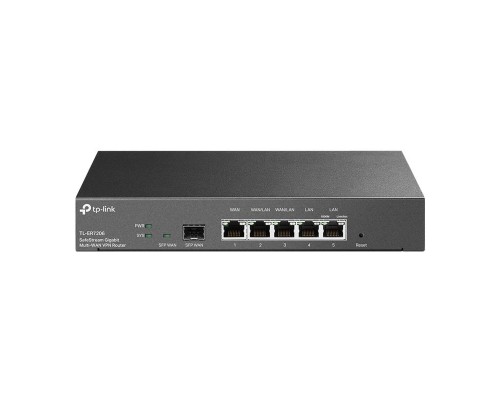Мультисервисный маршрутизатор TP-LINK TL-ER7206 2xGE LAN 1xGE WAN 2xGE LAN 1xSFP VPN Omada