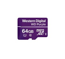 Карта памяти MICRO SDXC 64GB UHS-I/Western Digital PURPL/WDD064G1P0A WDC