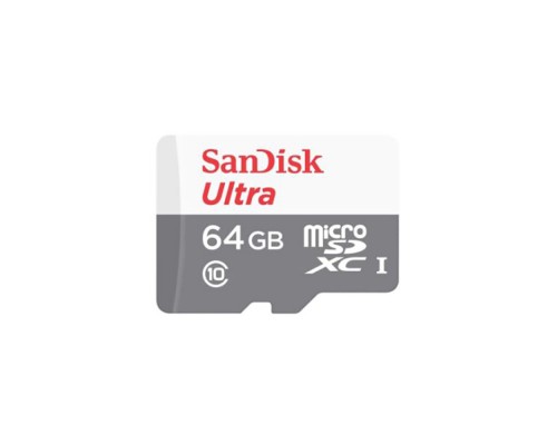 Карта памяти с адаптером SanDisk SDXC 64GB UHS-I SDSQUNR-064G-GN3MA