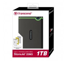 Жесткий диск Transcend StoreJet 2.5" USB 3.1 1TB StoreJet 25M3 Iron Gray