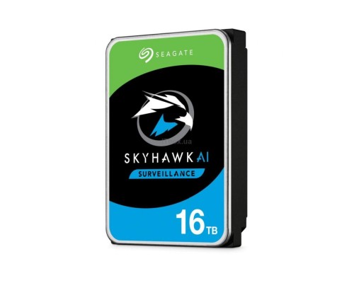 Жесткий диск 16 TB Seagate SkyHawk AI ST16000VE0002 для видеонаблюдения