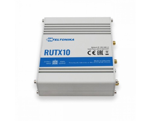 Бездротовий маршрутизатор Teltonika RUTX10 AC1200 1xGE WAN, 3xGE LAN