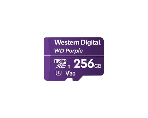 Карта памяти MICRO SDXC 256GB UHS-I/Western Digital PURPLE WDD256G1P0A WDC