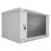 Шкаф серверный SteelNet 6U 600 x 350 для сетевого оборудования (стекло, серый)