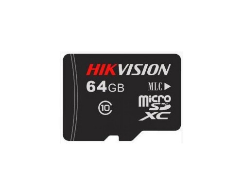 Карта памяти micro SDXC class 10 Hikvision HS-TF-P1/64G