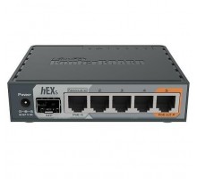 Маршрутизатор MikroTik hEX S 5xGE (1xPoE), 1xSFP, 1xUSB, RouterOS L4