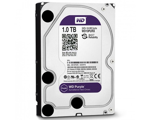 Жесткий диск Western Digital Purple 1TB WD10PURX