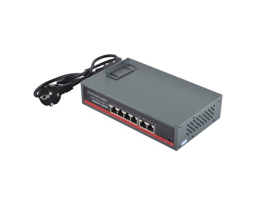 PoE-коммутатор FoxGate S5804P-E2 CCTV 4-портовый неуправляемый