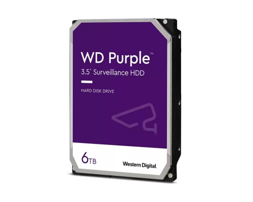 Жесткий диск 6TB Western Digital WD62PURX для видеонаблюдения