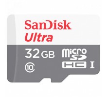 Карта пам'яті SanDisk Ultra Android microSDHC 32GB 80MB/s C10 SDSQUNS-032G-GN3MN