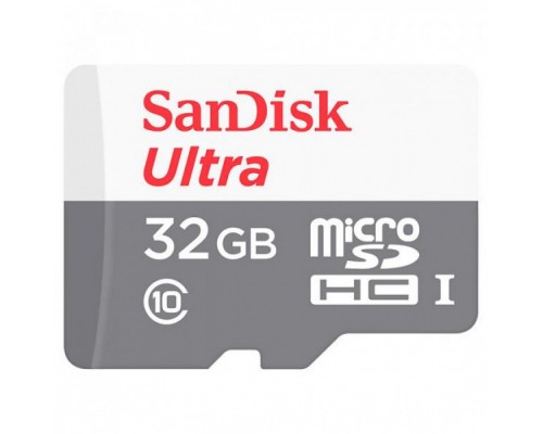 Карта памяти SanDisk Ultra Android microSDHC 32GB 80MB/s C10 SDSQUNS-032G-GN3MN