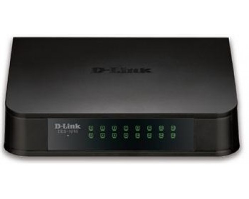 Коммутатор D-Link DES-1016A 16xFE, Desktop, Неуправляемый