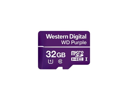 Карта пам'яті MICRO SDHC 32GB UHS-I/Western Digital PURPL/WDD032G1P0A WDC