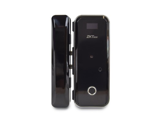 Smart замок ZKTeco GL300W right Wi-Fi для стеклянных дверей со сканером отпечатка пальца и считывателем Mifare