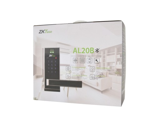 Smart замок ZKTeco AL20B left для левых дверей с Bluetooth и считывателем отпечатка пальца