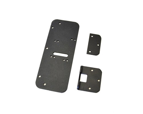 Комплект деталей для металлопластиковых дверей (черный)