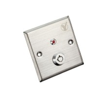 Кнопка виходу з ключем Yli Electronic YKS-850LM для системи контролю доступу