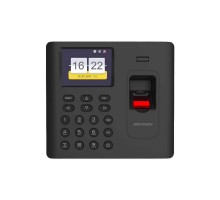 Биометрический терминал Hikvision DS-K1A802AMF учета рабочего времени со сканированием отпечатков пальцев и считывателем Mifare