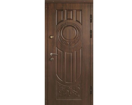 Комплект броньованих дверей ТИТАН з 1 ригельним замком базовий