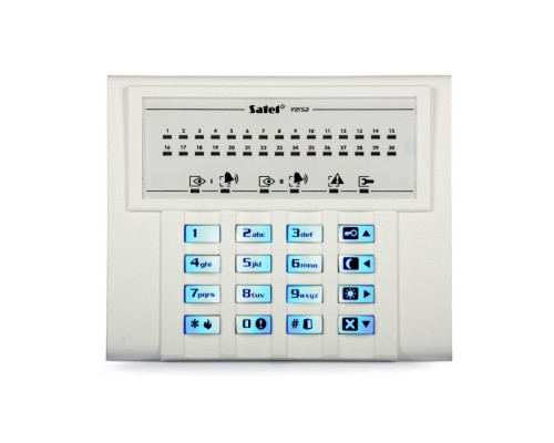 Клавіатура світлодіодна Satel VERSA-LED-BL для ППК серії VERSA