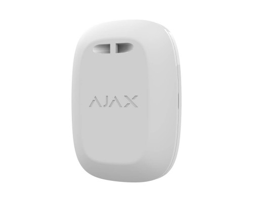 Бездротова екстрена кнопка Ajax DoubleButton white з захистом від випадкових натискань