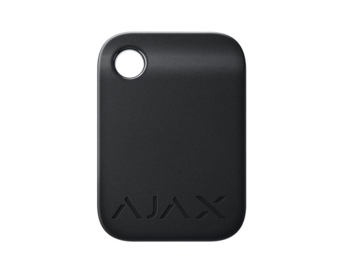 Захищений безконтактний брелок Ajax Tag black (комплект 10 шт.) для клавіатури KeyPad Plus