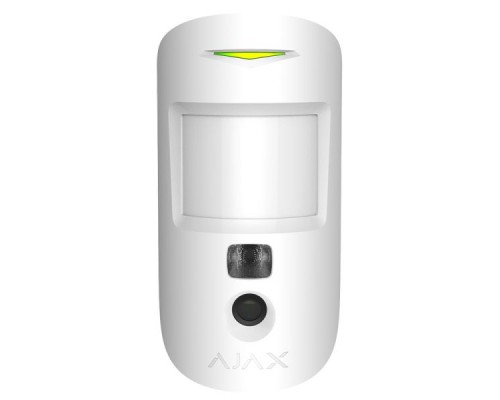Бездротовий датчик руху Ajax MotionCam white (PhOD) з фотофіксацією по тривозі та за запитом