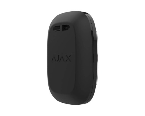 Бездротова екстрена кнопка Ajax DoubleButton black з захистом від випадкових натискань
