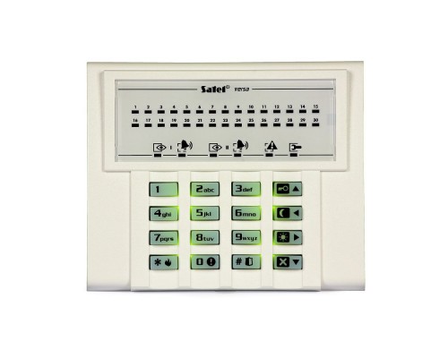 Клавіатура світлодіодна Satel VERSA-LED-GR для ППК серії VERSA