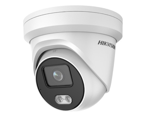 IP-видеокамера 4 Мп Hikvision DS-2CD2347G2-LU (2.8 мм) ColorVu со встроенным микрофоном для системы видеонаблюдения