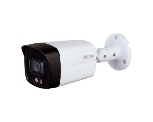 HDCVI видеокамера 5 Мп Dahua HAC-HFW1509TLMP-A-LED (3.6 мм) со встроенным микрофоном для системы видеонаблюдения