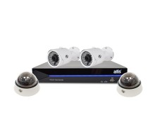 Комплект видеонаблюдения ATIS Starter Kit IP 2ext 2int
