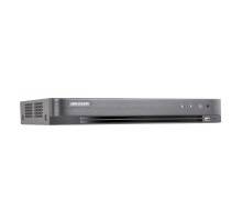 HD-TVI видеорегистратор 8-канальный Hikvision DS-7208HQHI-K2/P с поддержкой PoC для системы видеонаблюдения