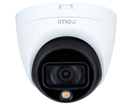HDCVI видеокамера 2 Мп IMOU HAC-TB21FP (2.8 мм) со встроенным микрофоном для системы видеонаблюдения