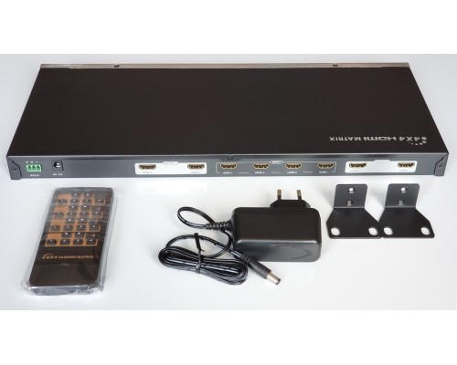 Видеокоммутатор матричный Lenkeng LKV414 4x4 HDMI 4K (LKV414)