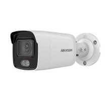 IP-відеокамера 4 Мп Hikvision DS-2CD2047G2-LU(C) (2.8mm) ColorVu з вбудованим мікрофоном і відеоаналітикою для системи відеонагляду