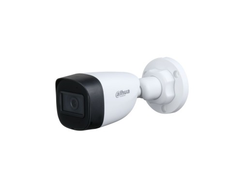 HDCVI видеокамера 2 Мп Dahua DH-HAC-HFW1200CP-A (2.8 мм) со встроенным микрофоном для системы видеонаблюдения